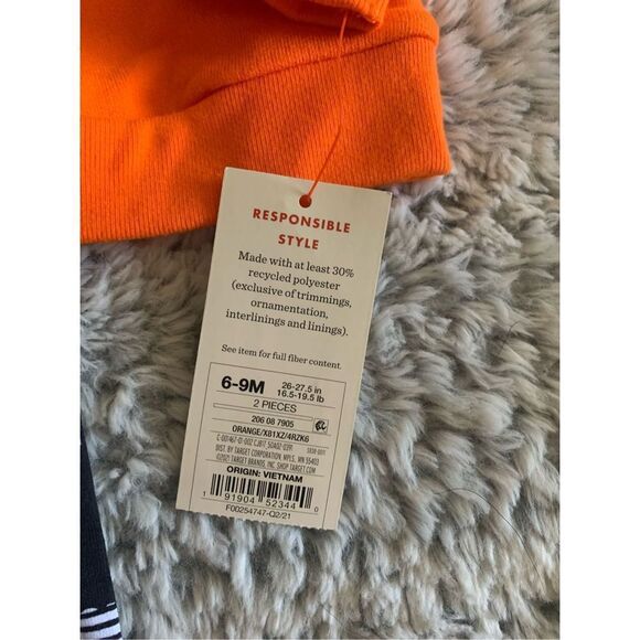 Little Pumpkin 2 Piece Set 6-9 Mo - Picture 4 of 7